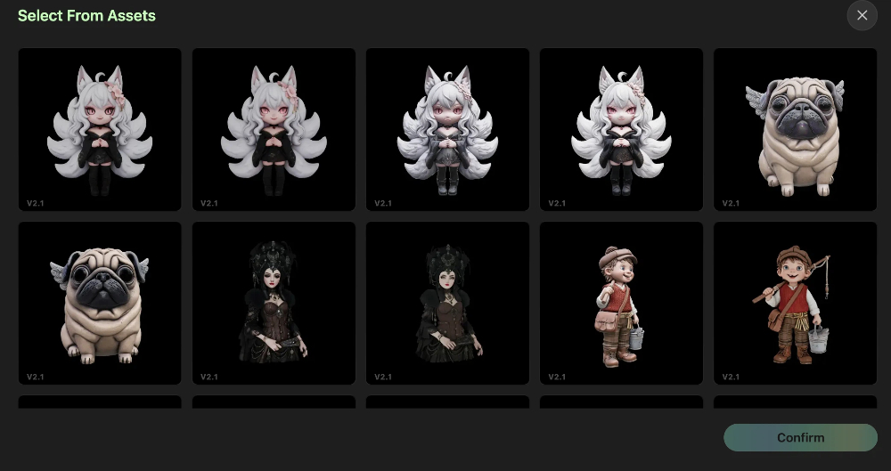 select-free-3D-model-from-asset-to-split