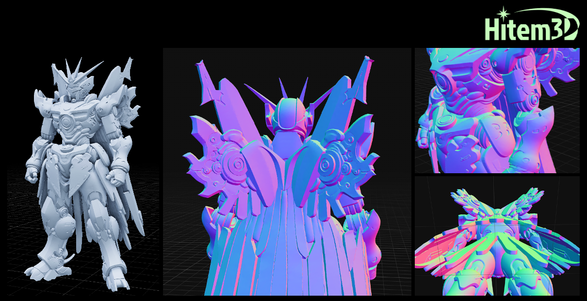Hitem3D 2.0：3Dモデリングにおける構造と材質の一貫性を実現-Hitem3D - Hi3D